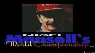 Nigel Mansell World Championship gameplay (PC Game, 1992)