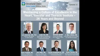 Episode 11 | Maintaining a Culture of Excellence in the Heart, Vascular & Thoracic Institute