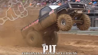 MUD TRUCKS BOMB THE PIT at VIRGINIA MOTOR SPEEDWAY