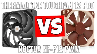 Thermaltake Toughfan 12 Pro VS Noctua NHU12S & NF F12 Who Wins?