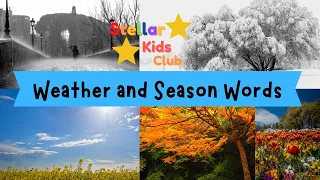 Weather and Season Words | Flashcards for Kids