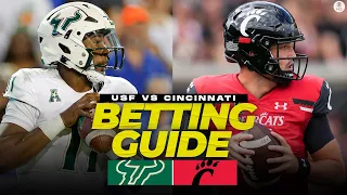 USF vs No. 24 Cincinnati Betting Preview: Free Picks, Props, Best Bets | CBS Sports HQ