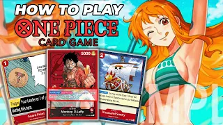 How to Play the One Piece Card Game | Beginners Tutorial match!