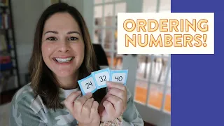 How to teach Ordering Numbers // activities for putting numbers in order from least to greatest