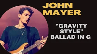 gravity style John Mayer slow ballad backing track G #johnmayer #guitarbackingtrack #blues