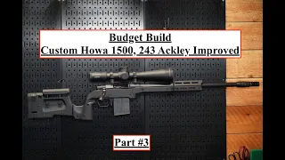 Budget Build, Howa 1500 SA, 243 Ackley Improved