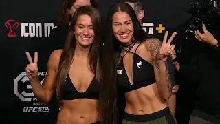 Karolina Kowalkiewicz vs. Diana Belbiţă - Face-Off - (UFC Fight Night: Dawson vs. Green) - /r/WMMA