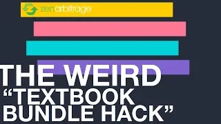 The "Textbook Bundle Hack": A weird trick to increase the value of your textbooks, for FBA sellers