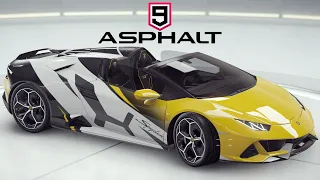 ASPHALT 9 LEGENDS | NEW CAR CUSTOMIZATION (Lambo Huracan + Aventador, Senna+P1, Corvette GS, Icona)