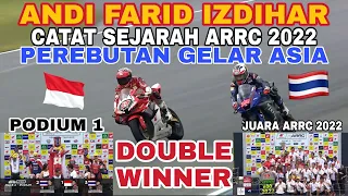 FULL RACE ARRC SuperSport 600 cc Thailand | ANDI FARID Catat Sejarah Indonesia Double Winner