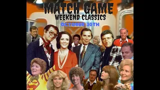 Match Game Sunday Night Classics:  October 30th, 2022