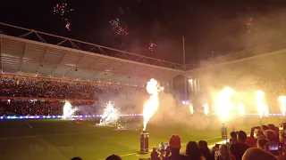 RC Lens - Hymne de la Ligue des champions et feu d’artifice à Bollaert - 4K