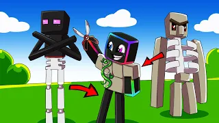 Posso TESOURAR e VESTIR os MOBS do MINECRAFT!