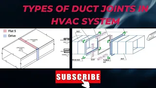 Types of duct joints  in HVAC System