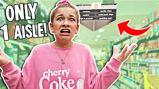 ONLY USING ITEMS FROM ONE AISLE TO COOK!! | JKREW