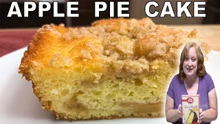 Easy Apple Pie Cake Recipe | IT'S FALL YA'LL |  Bake With Me using Box Cake Mix