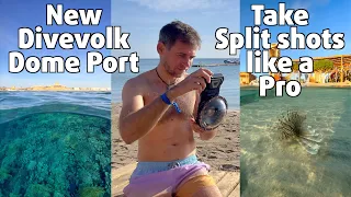 How To Take Amazing Half & Half Split Videos With Your Smartphone 📱 | Divevolk Dome Port 😎