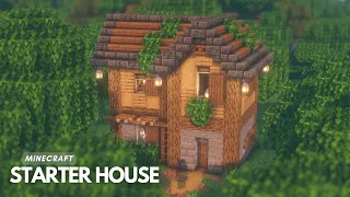Minecraft | Simple Forest Starter House [Tutorial]