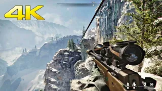Winter Sniper Mission | Call Of Duty Black Ops | Cold War Immersive HIGH Graphics Gameplay 4K 60fps
