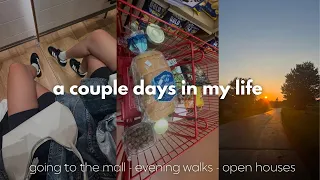 VLOG | couple days in my life, open houses, evening walks and more!