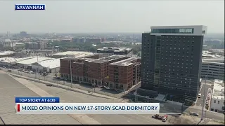 SCAD students divided over new 17-story dorm building