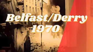 Shocking Belfast Derry Riots 1970s in Color [Enhanced]