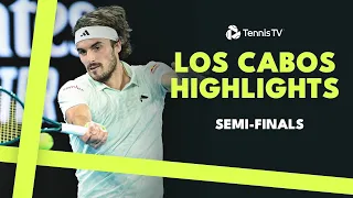 Zverev vs Thompson Midnight Marathon; Tsitsipas vs Ruud | Los Cabos 2024 Semi-Final Highlights