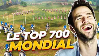 🔥ON JOUE LA CIVILISATION FORTE POUR LE TOP 700 MONDIAL D' AGE OF EMPIRE 4 !