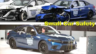 Rear safety in small cars Honda Civic, Toyota Corolla, Kia Forte, NissanSentra, Subaru Crosstek