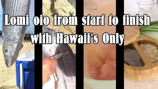 Lomi o'io aka bonefish RECIPE - Hawaii Fishing EP 3