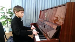 В.А.Моцарт Соната G dur K283  1 часть