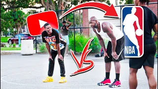 I Hooped Against A Ex-NBA Player At The Park...