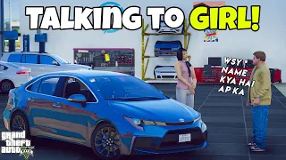 Jimmy Talking to Girl For First Time | Toyota Corolla 2021 | Rich Life Mods EP #19 | GTA 5 Pakistan