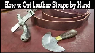 Leather How to Cut Leather Straps by Hand - Burgundy Latigo