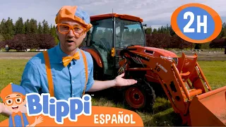 Blippi aprende sobre tractores! | Blippi Español | Videos educativos para niños