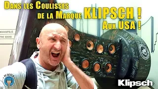 Dans Les COULISSES De La Marque audio KLIPSCH aux USA !