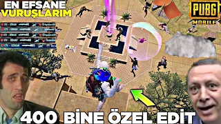 400 BİNE ÖZEL TAVALAYARAK EDİTLEDİM 😱 EN EFSANE VURUŞLARIM !! 😂 PUBG MOBİLE KOMİK MONTAJ