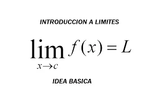 Cálculo I, Introducción A Límites