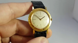 1962 Patek Philippe Calatrava 2592 with extract from the archives