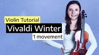 Vivaldi Winter 1 Movement Violin Tutorial