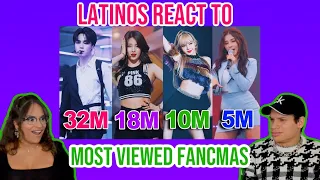 Latinos react to The Most VIEWED K-Pop FANCAMS of All Time REACTION| FEATURE FRIDAY ✌