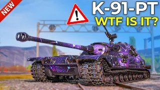 New K-91-PT is SUPER.. WEIRD?! | World of Tanks K-91-PT Gameplay