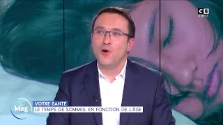 Le temps de sommeil en fonction de l'âge