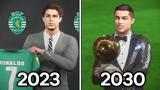 Je rejoue la carrière de CRISTIANO RONALDO sur FC 24 !