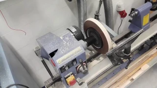 How to convert lathe in to disc sander