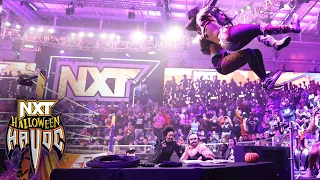 Perez and Jade go crashing through a table: NXT Halloween Havoc 2022 (WWE Network Exclusive)