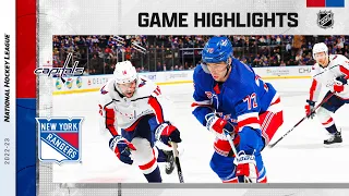 Capitals @ Rangers 3/14 | NHL Highlights 2023