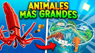 Construí un ZOOLÓGICO con los ANIMALES más GRANDES del MUNDO 🐋🐘