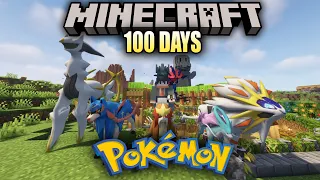 100 Hari di Minecraft Pixelmon | POKEMON SURVIVAL