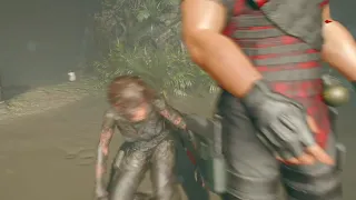 Shadow of the Tomb Raider Lara mud stealth melee
